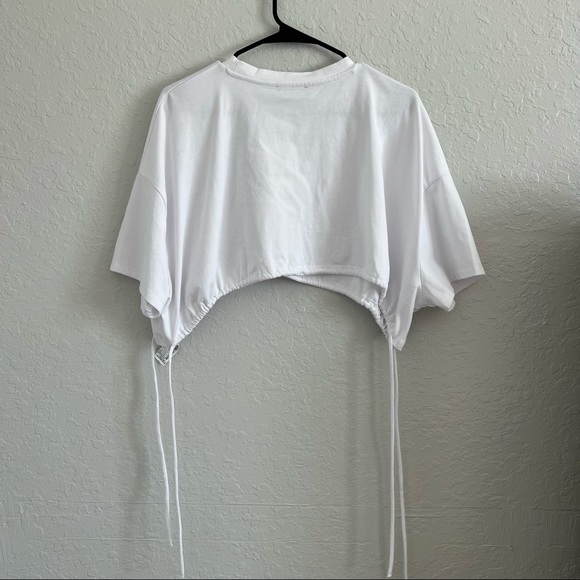 Zara tie up crop top - Picture 2 of 3